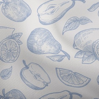 Sketch Of Beautiful Fruits Dobby