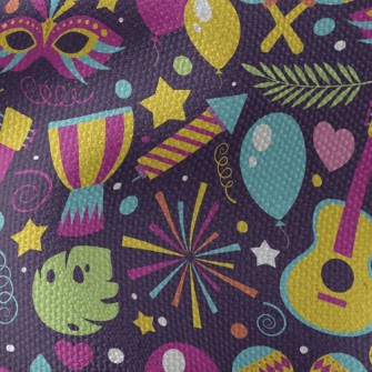 Colorful And Happy Carnival Waterproof Canvas