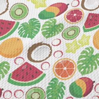 Exclusive Three-color Mango Birdseye Piqué