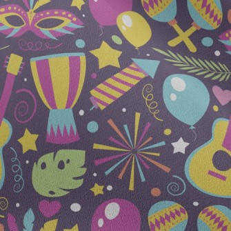 Colorful And Happy Carnival Chiffon
