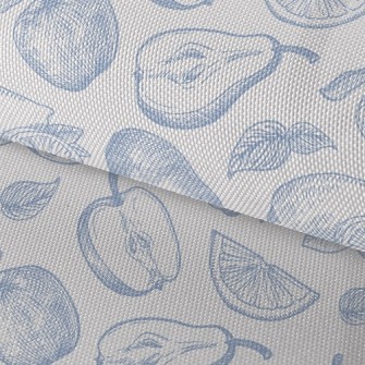 Sketch Of Beautiful Fruits Waterproof Oxford