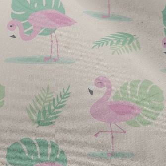 Tropical Flamingo Chiffon