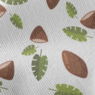 Coconut Shell And Leaves Standard Corduroy