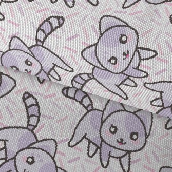 Harmless Cute Kitten Waterproof Oxford