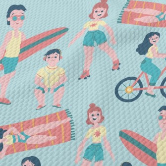 Surf Skate People Birdseye Piqué