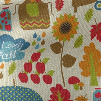 I Love Fall Gardening Waterproof Canvas