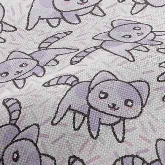 Harmless Cute Kitten Performance Linen