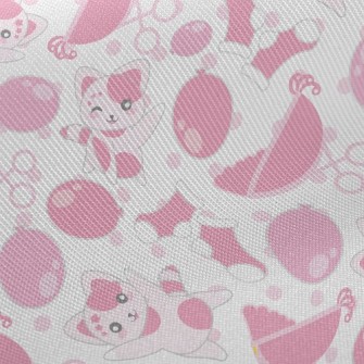 Happy Dreamy Cat Twill