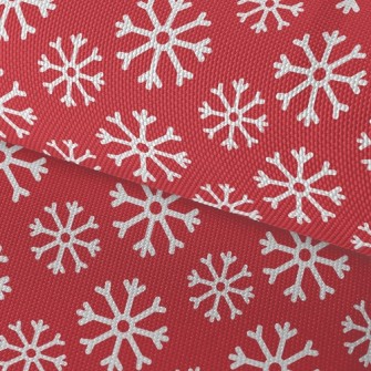 Snow White Flakes Waterproof Oxford