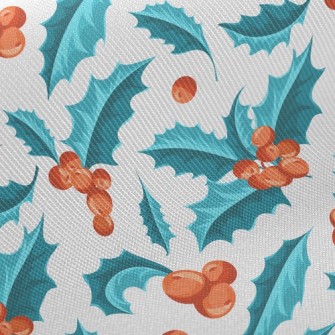 Tiny Christmas Berries Twill