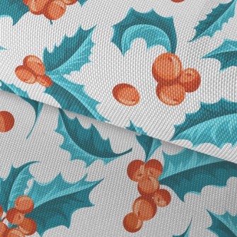Tiny Christmas Berries Waterproof Oxford