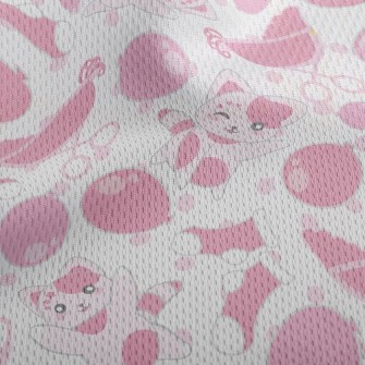 Happy Dreamy Cat Athletic Mesh Flat Back