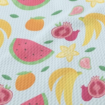 Watermelon Star Fruit Guava Birdseye Piqué