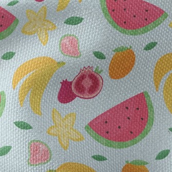 Watermelon Star Fruit Guava Waterproof Canvas