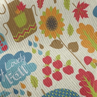 I Love Fall Gardening Standard Corduroy
