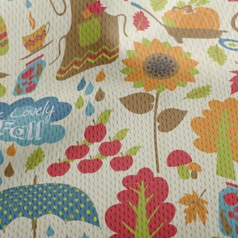 I Love Fall Gardening Athletic Mesh Flat Back