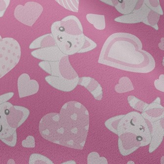 Cute Loving Cat Chiffon