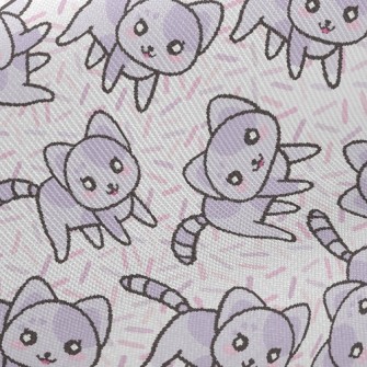 Harmless Cute Kitten Twill