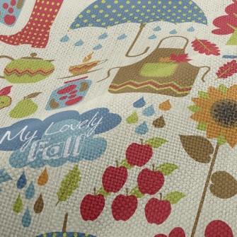 I Love Fall Gardening Performance Linen