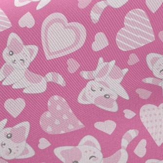 Cute Loving Cat Twill