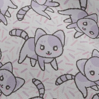 Harmless Cute Kitten Chiffon