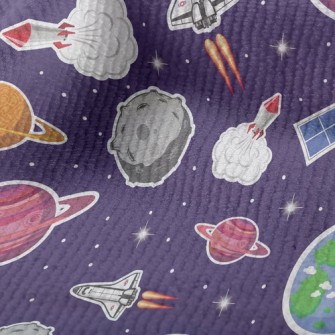 Outer Space Spaceship Rocket Terry