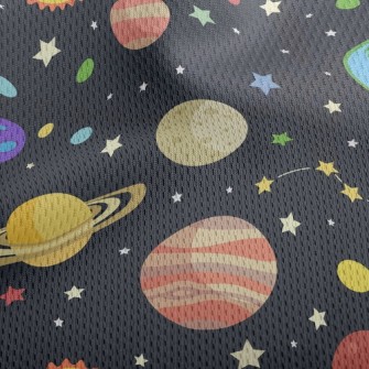 Cosmic Asteroid Athletic Mesh Flat Back