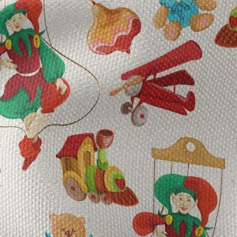 Nostalgic Era Clown Toys Waterproof Canvas