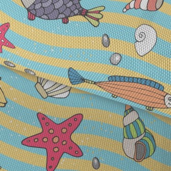 Colorful Sea Bottom Fish Waterproof Oxford