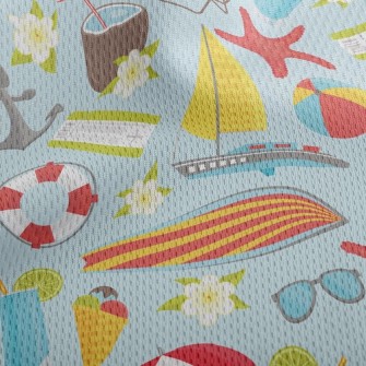 Sailing Island Tour Athletic Mesh Flat Back