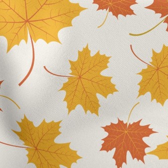 Autumn Yellow Leaves Stretch Ponte