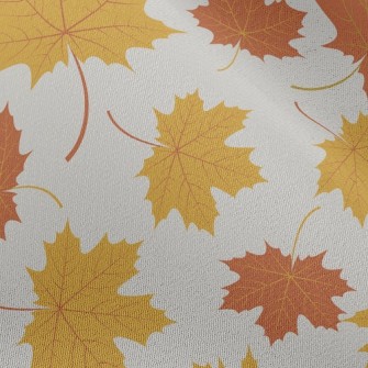 Autumn Yellow Leaves Chiffon