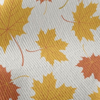 Autumn Yellow Leaves Standard Corduroy