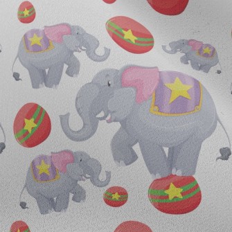 Circus Elephant Show Chiffon