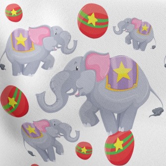 Circus Elephant Show Stretch Ponte