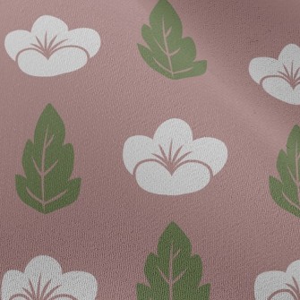 Elegant Japanese Flowers Chiffon