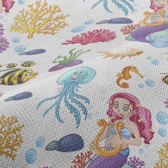 Undersea Mermaid Princess Performance Linen