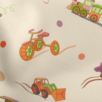 Cartoon Sea, Land And Air Tool Stretch Ponte