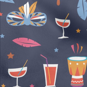 Cocktail Samba Party Micro Fleece