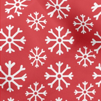 Snow White Flakes Micro Fleece