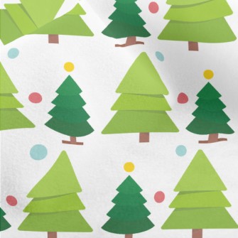 Cute Size Christmas Tree Micro Fleece