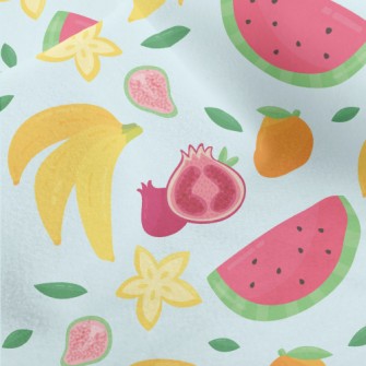 Watermelon Star Fruit Guava Micro Fleece