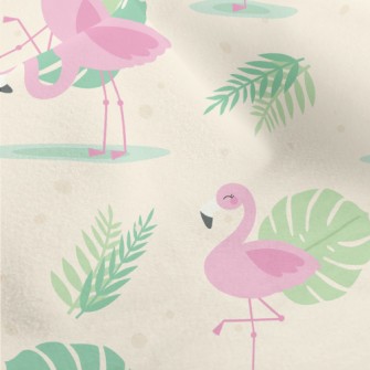 Tropical Flamingo Micro Fleece