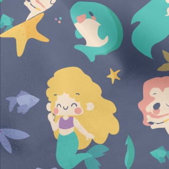 Pretty Mermaid Princess Micro Fleece