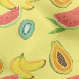 Watercolor Painting Of Tropica Micro Fleece