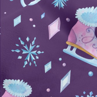 Fantasy Snow Skates Micro Fleece