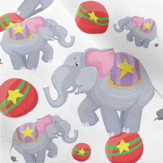 Circus Elephant Show Micro Fleece