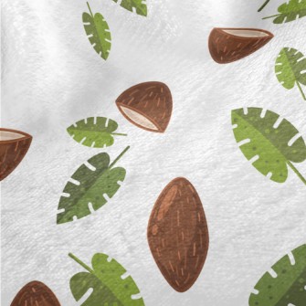 Coconut Shell And Leaves Minky
