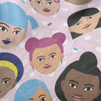Multiracial Women Minky