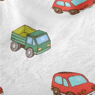 Passenger Cars And Trucks Minky